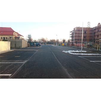 Parkovací plochy na pozemku parc.č. 466, Dukelská ulice, Třeboň